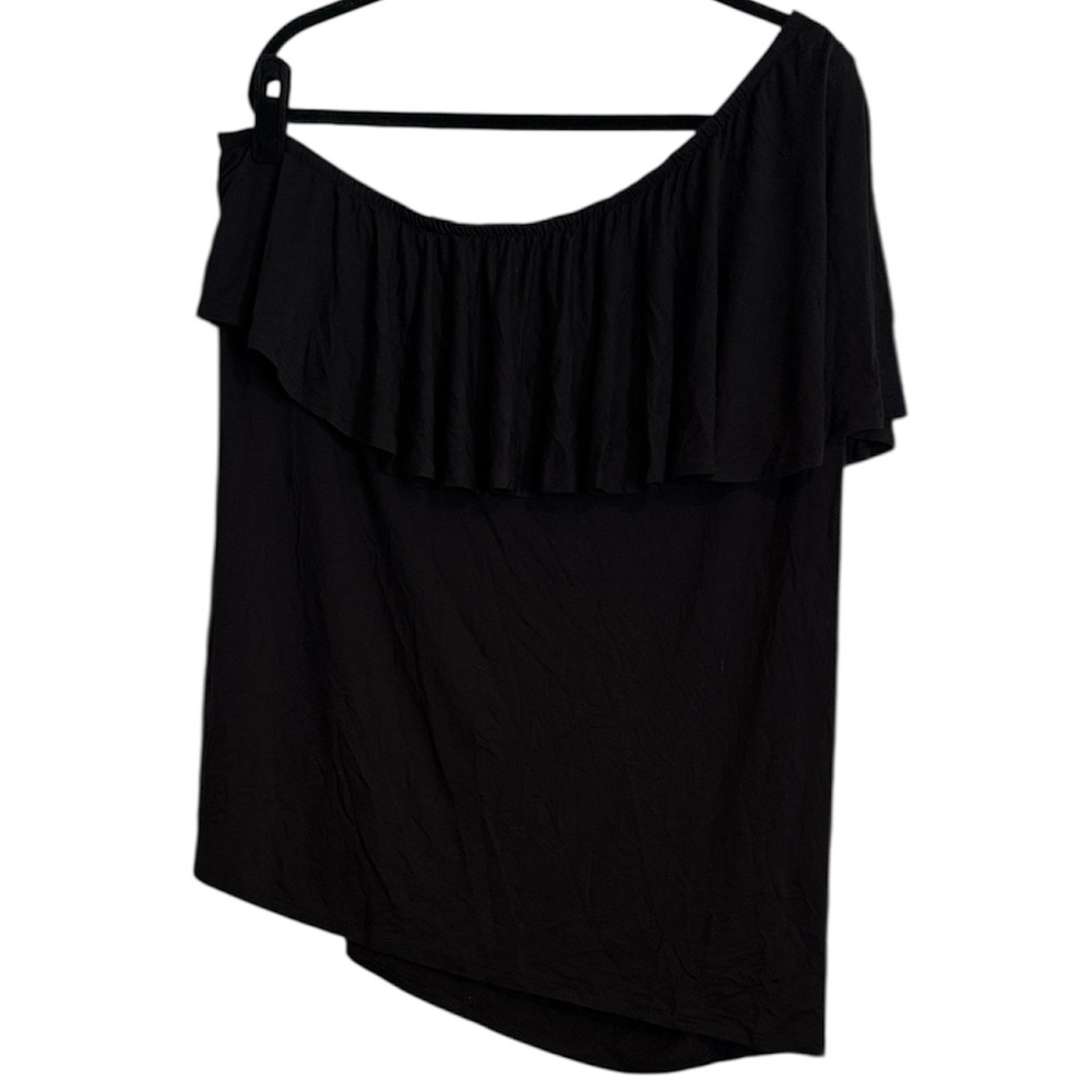 ☀️ Lane Bryant One Shoulder Flowy Blouse NWT